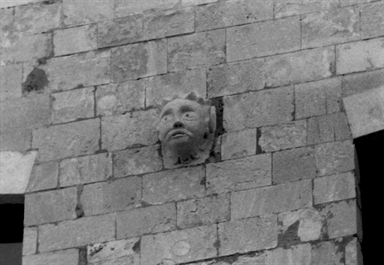 volto di uomo con i baffi